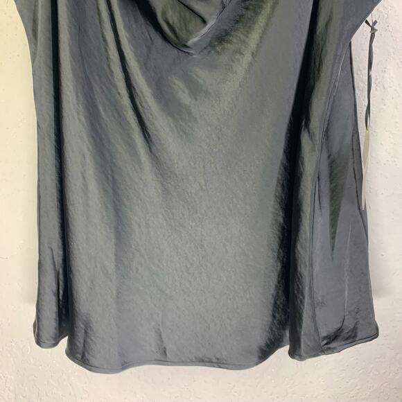 AVA & VIV Black Spaghetti‎ Strap Draped Camisole Tank Top Size 2X - NWT - Picture 4 of 10